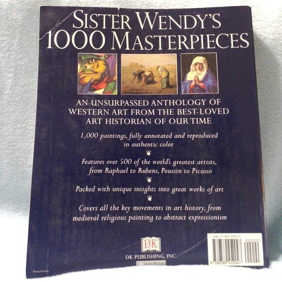 Sister Wendy’s 1000 Masterpieces DK Publishing Art Book – Minor Cover Wear - Picture 2 of 2
